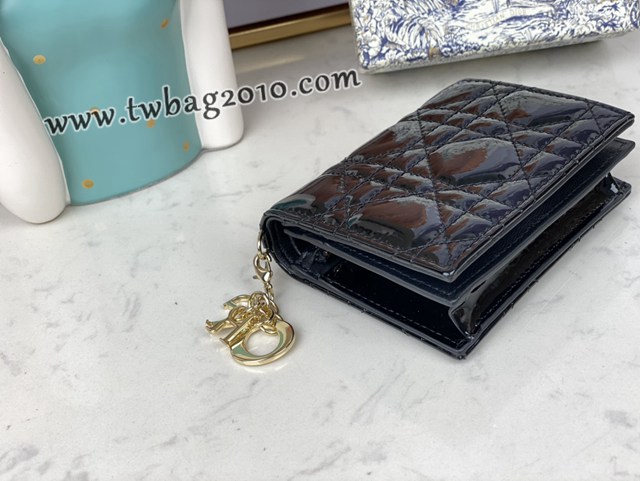 Dior专柜新款钱包迪奥高仿原单lady牛皮零钱包卡包 djfk1584